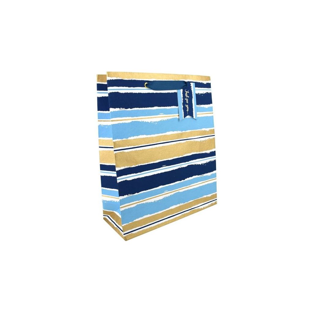 Painterly Blue Large Bag